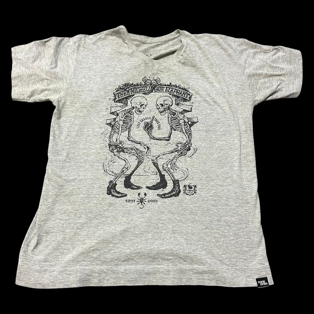 RARE Vintage 2003 Thee Michelle Gun Elephant Tour Tee Shirt Japanese Punk TMBG M